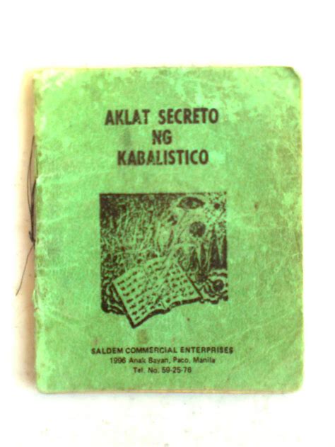 MGA AKLAT NG LIHIM NA KARUNUNGAN: AKLAT NG PODER .